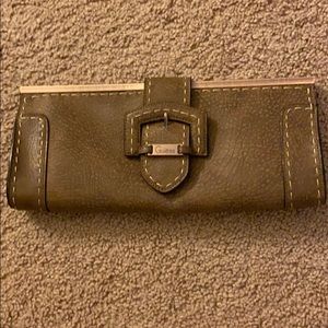 Guess brown clutch